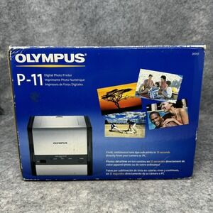 Olympus P-11 Digital 4x6 Photo Printer Passport‎ Original box power adapters